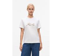 Karl Lagerfeld Signature Sequins T-shirt White Größe: XXL | Hemden Outlet | Damen | Weiß