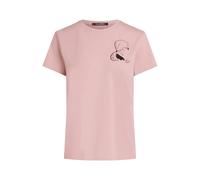 Karl Lagerfeld Sketch Cameo Print T-shirt Pink Nectar Größe: XS | Hemden Outlet | Damen | Rosa