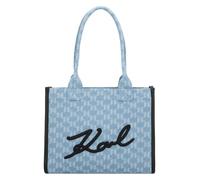 Karl Lagerfeld Skuare Shopper Tasche 32 cm monogram denim light blue (TAS033371)