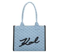Karl Lagerfeld Skuare Shopper Tasche 32 cm monogram denim light blue (TAS033371)