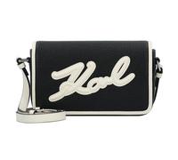 Karl Lagerfeld Umhängetasche k/skuare flap cb grainy black/white