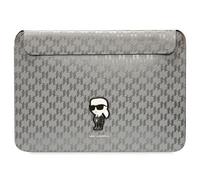 Karl Lagerfeld Sleeve KLCS14SAKHPKG 14" Silber Saffiano Monogram Ikonik