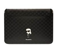 Karl Lagerfeld Sleeve KLCS16SAKHPKK 16" Schwarz Saffiano Monogram Ikonik