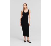 Karl Lagerfeld Sleeveless Rib Knit Dress Black Größe: M | Midikleider Outlet | Damen | Schwarz