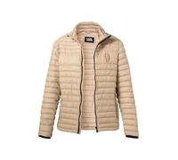 KARL LAGERFELD Steppjacke Herren Stehkragen Mikrofaser beige, 50 (M)