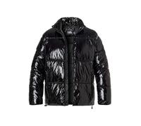 KARL LAGERFELD Steppjacke Herren Stehkragen Mikrofaser schwarz, 56 (XXL)