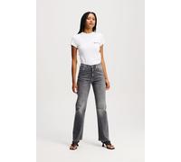 Karl Lagerfeld Straight Denim Washed Light Grey Größe: W26L30 | Straight Jeans Outlet | Damen | Blau