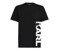 Karl Lagerfeld - STRAND-T-SHIRT MIT LOGO - Größe XS - schwarz