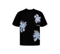 KARL LAGERFELD T-Shirt Herren Regular Fit Kurzarm Baumwolle schwarz, M