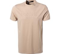 KARL LAGERFELD T-Shirt Herren Regular Fit Kurzarm Rundhals Baumwolle beige, 3XL