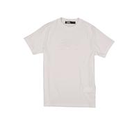KARL LAGERFELD T-Shirt Herren Slim Fit Kurzarm Rundhals Baumwolle weiß, XXL