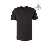 KARL LAGERFELD T-Shirts Herren Slim Fit Kurzarm Rundhals Baumwolle schwarz, M