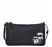 Karl Lagerfeld Umhängetasche ikon nylon sktc duo shoulder pouch black