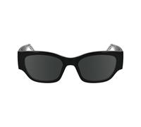 KARL LAGERFELD Unisex Adult Sunglasses KLJ6148S - Shiny Black with Solid Smoke Lens