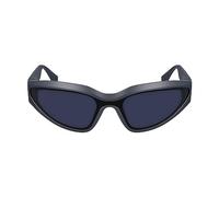 KARL LAGERFELD Unisex kl6128s Sonnenbrille, Metallic-Grau, One Size