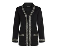 Karl Lagerfeld - Weste mit Bouclé-Details - Größe XS - schwarz