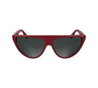 KARL LAGERFELD Women's Sunglasses KL6185S - Red with Solid Grey Lens