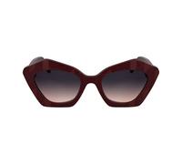 Karl Lagerfeld Damen KL6199S 601 Gläser SONNENBRILLEN Acetat Bordeaux Rosa Quadratisch Normal