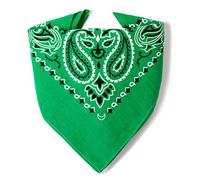 ...KARL LOVEN Bandana 100% Baumwolle Premium-Qualität für Damen Herren Halstuch Kopftuch original Paisley Muster Headwear Haar Schal Ansatz Handgelenk Kopf Biker