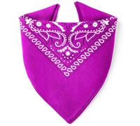 Karl Loven Bandana 100% Baumwolle Premium-Qualität für Damen Herren Halstuch Kopftuch original Paisley Muster Headwear Haar Schal Ansatz Handgelenk Kopf Biker