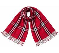 KARMA.DIEM XXL Oversize Schal Damen & Herren - Kuschelig weicher Cashmere Feel Tartan Karo Schal - Fashion Wrap 180x68 cm - Unisex(Classic Red Tartan - Red)