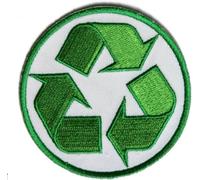 Karma Patch Recycling-Aufnäher, 7,6 cm, bestickter Aufnäher, Aufbügler, Hobby-Stickerei-Applikation