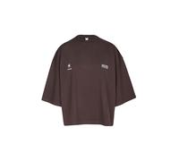 KARO KAUER T-Shirt Cropped Fit braun | M