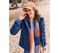 Karo-Schal mit Plissee-Optik, orange gemustert, Größe Einheitsgröße, Jeans Fritz