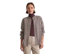 Karobluse MARC O'POLO "regular fit aus softem Baumwoll-Flanell", Damen, Gr. 36, multi, chalky mauve, Web, Obermaterial: 100% Baumwolle, normal normal, Manschette, Blusen Karobluse (24038908-36)