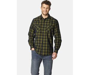 Karohemd BABISTA "Cordhemd ELMOSSI", Herren, Gr. L, weit, gelb (gelb kariert), Obermaterial: 100% Baumwolle CO., Hemden Karohemd (79612803-L) gelb kariert