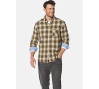 Karohemd BABISTA "Hemd BARBITANTI", Herren, Gr. XL, weit, gelb (gelb kariert), Obermaterial: 100% Baumwolle CO., Hemden Karohemd (96848561-XL) gelb kariert