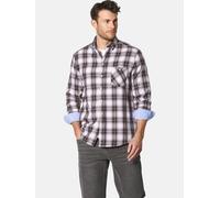 Karohemd BABISTA "Hemd BARBITANTI", Herren, Gr. XL, weit, lila (lila kariert), Obermaterial: 100% Baumwolle CO., Hemden Karohemd (28864221-XL) lila kariert