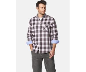 Karohemd BABISTA "Hemd BARBITANTI", Herren, Gr. XXL, weit, lila (lila kariert), Obermaterial: 100% Baumwolle CO., Hemden Karohemd (28864221-XXL) lila kariert