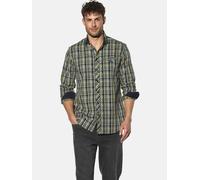 Karohemd BABISTA "Hemd HARVILO", Herren, Gr. XXL, weit, grün (oliv kariert), Obermaterial: 100% Baumwolle CO., Hemden Karohemd (23028933-XXL) oliv kariert