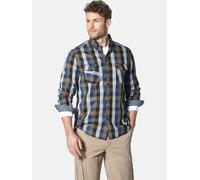 Karohemd BABISTA "Hemd MILAVETTI", Herren, Gr. XXL, weit, blau (blau kariert), Obermaterial: 100% Baumwolle CO., Hemden Karohemd (27835302-XXL) blau kariert