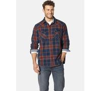 Karohemd BABISTA "Hemd SANDITORI", Herren, Gr. XL, weit, blau (dunkelblau kariert), Obermaterial: 100% Baumwolle CO., Hemden Karohemd (69249538-XL) dunkelblau kariert