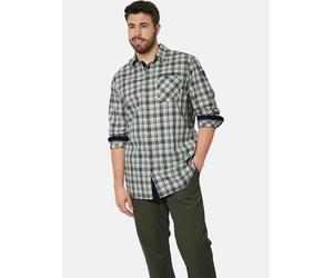 Karohemd CHARLES COLBY "Hemd DUKE ARCHIBINE", Herren, Gr. XL, weit, blau (dunkelblau kariert), Obermaterial: 100% Baumwolle CO., Hemden Karohemd (60712436-XL) dunkelblau kariert