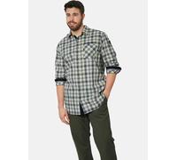 Karohemd CHARLES COLBY "Hemd DUKE ARCHIBINE", Herren, Gr. XXL, weit, blau (dunkelblau kariert), Obermaterial: 100% Baumwolle CO., Hemden Karohemd (60712436-XXL) dunkelblau kariert