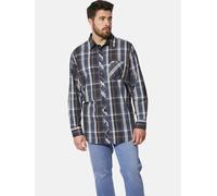 Karohemd CHARLES COLBY "Hemd DUKE THORNEY", Herren, Gr. XXL, weit, blau (blau kariert), Obermaterial: 100% Baumwolle CO., Hemden Karohemd (14094155-XXL) blau kariert