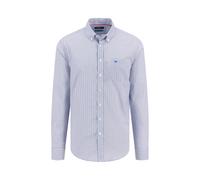 Karohemd FYNCH-HATTON, Herren, Gr. 4XL, N-Gr, rot (poppy rot), Web, Obermaterial: 100% Baumwolle, kariert, regular fit taillenbedeckt, ohne Ausschnitt, Manschette, Hemden Karohemd, mit Logo Stickerei