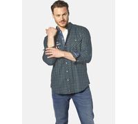 Karohemd JAN VANDERSTORM "Hemd PERTAVIN", Herren, Gr. XL, weit, blau (blau kariert), Obermaterial: 100% Baumwolle CO., Hemden Karohemd (96945502-XL) blau kariert