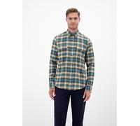 LERROS Casual Flanellhemd - weicher Twill, starker Style - Swedish Blue XXXL