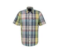 LERROS Sommerliches Karohemd mit Leinenanteil - Faded Yellow L