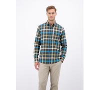 LERROS Karo-Flanellhemd, smart und lässig - Nordic Olive XL