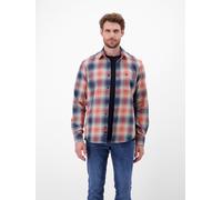 Karohemd LERROS "LERROS Herren Karohemd, charakterstark und stilbewusst", Herren, Gr. XXL, Normalgrößen, rot (scandinavian rot), 100% Baumwolle, Hemden Karohemd (62785909-XXL) scandinavian rot