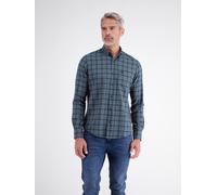 LERROS Karo-Hemd aus Baumwolle mit Saumband-Kragen - Classic Navy XXL