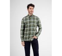 Karohemd LERROS "Karohemd SLUBCHECK", Damen, Gr. M, Normalgrößen, grün (aged olive), 100% Baumwolle, Hemden Karohemd (47902113-M)