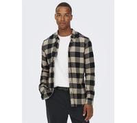 Only & Sons Herren Freizeithemd ONSGUDMUND Kariert Dark Navy Größe M