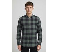 Karohemd ONLY & SONS "ONSGUDMUND LS CHECKED SHIRT NOOS", Herren, Gr. M, N-Gr, grün (balsam grün checks:jet schwarz), Web, Obermaterial: 100% Baumwolle, kariert, schmal, 2-Knopf-Manschette, Hemden (552