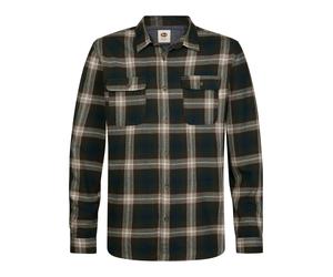 Karohemd PETROL INDUSTRIES, Herren, Gr. XXL (44), N-Gr, grün (deep grün), Web, Obermaterial: 100% Baumwolle, kariert, regular fit, Hemden Karohemd, mit zwei aufgesetzten Brusttaschen (28085513-XXL) de